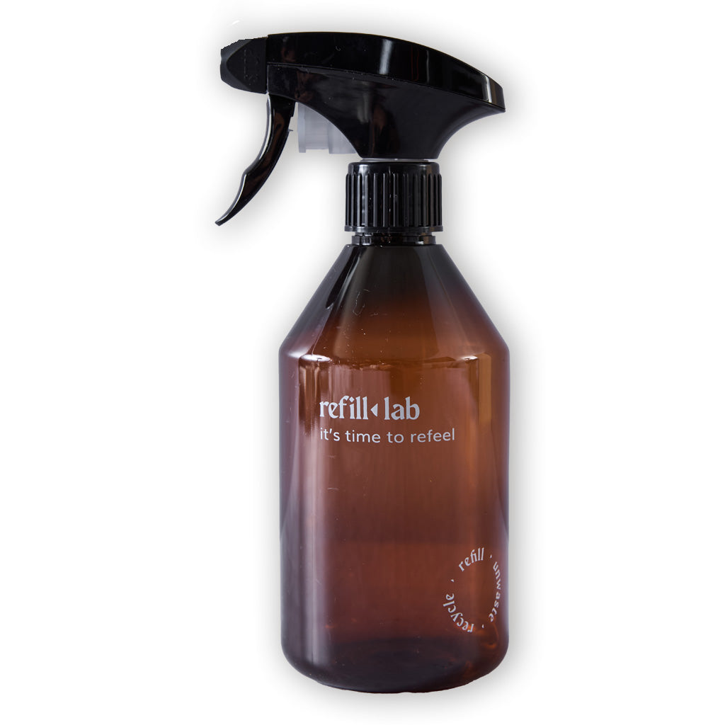 Envase PET ambar con gatillo 500ml